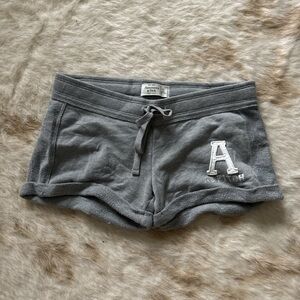 Abercrombie & Fitch Women's Athletic Gray Shorts
